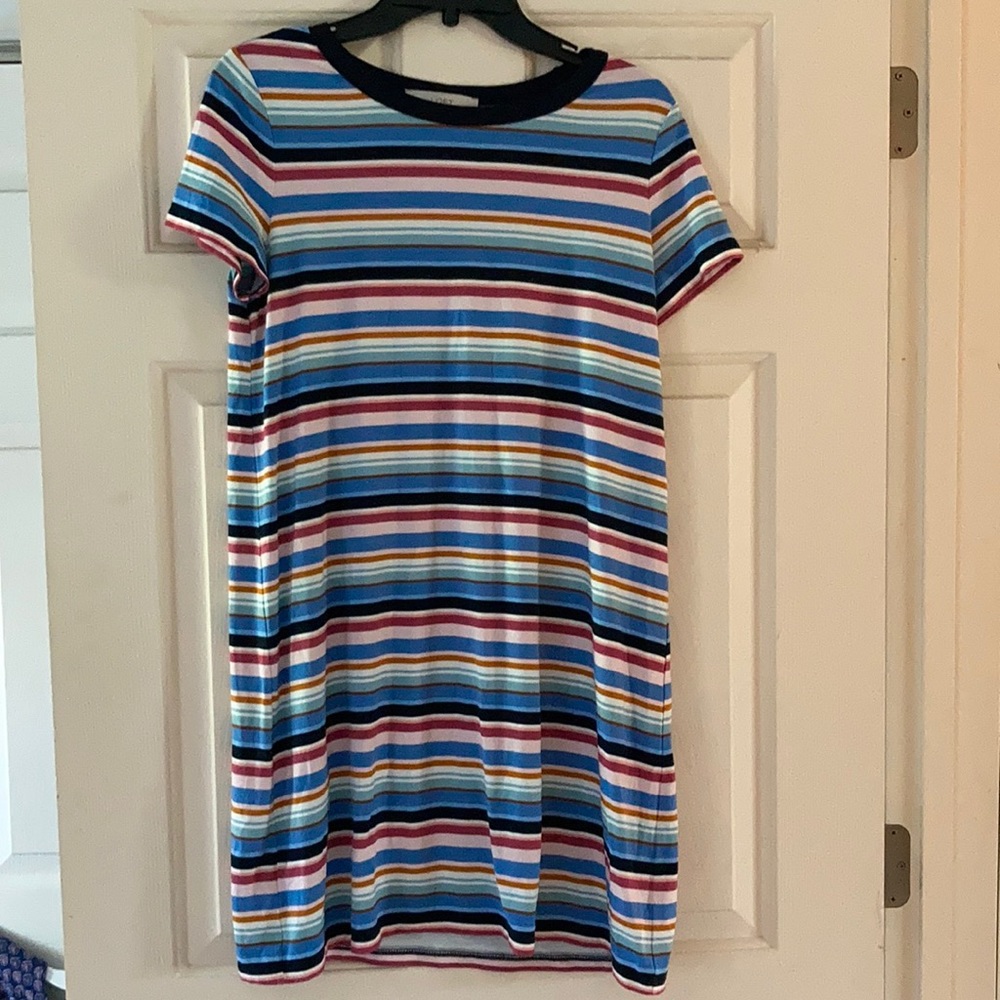 Loft striped t shirt dress